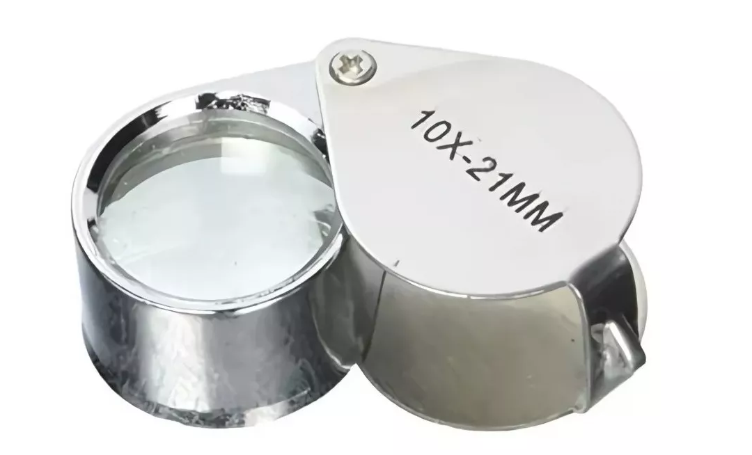 Miniatura 6 de Lupa Metálica Plegable Triplex 10x21 mm